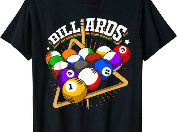 funny billiards design for 8 balls and pool player t shirt men - Buy t ...