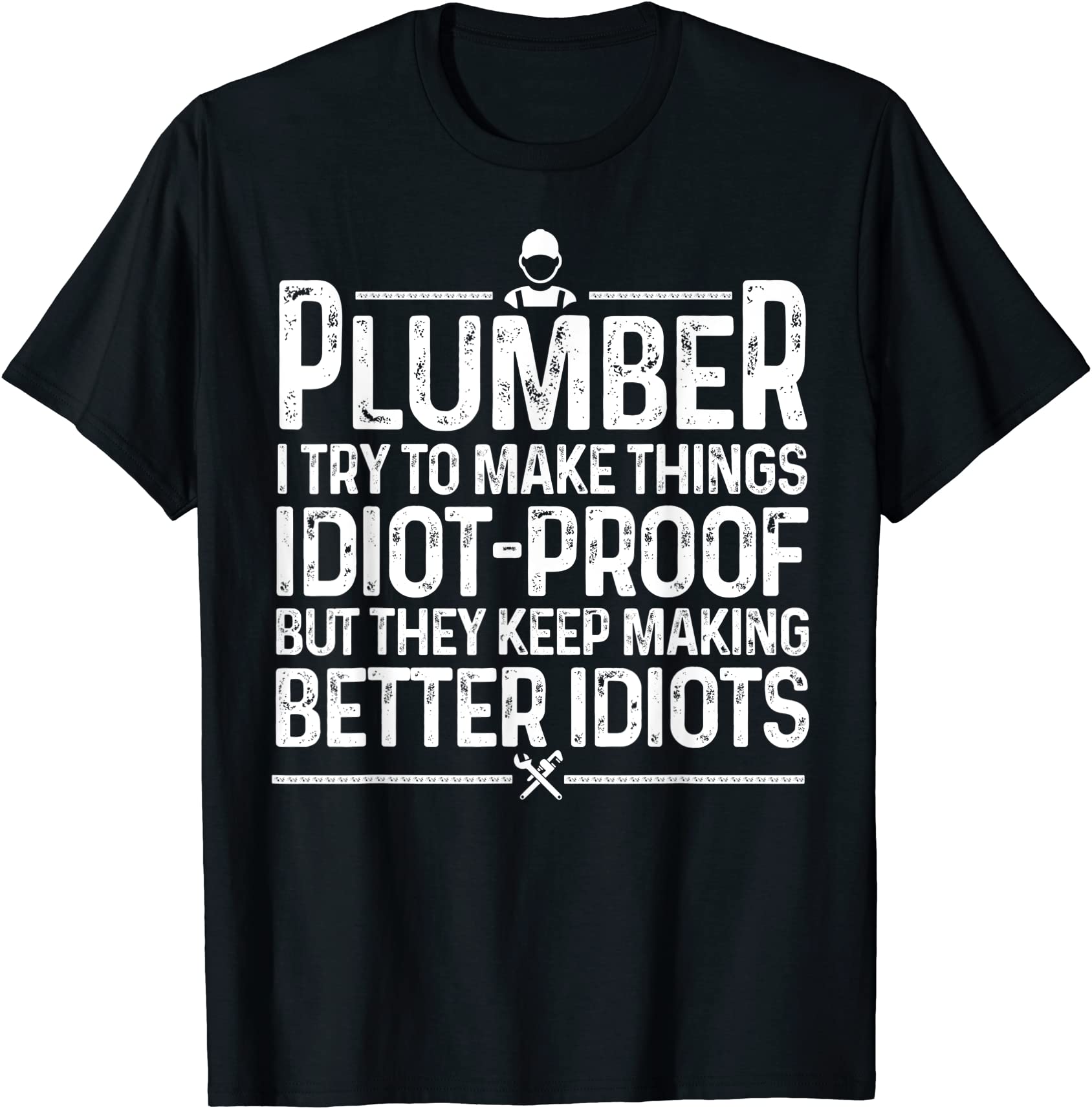 funny plumber for men women pipefitter plumbing job plumbers t shirt ...