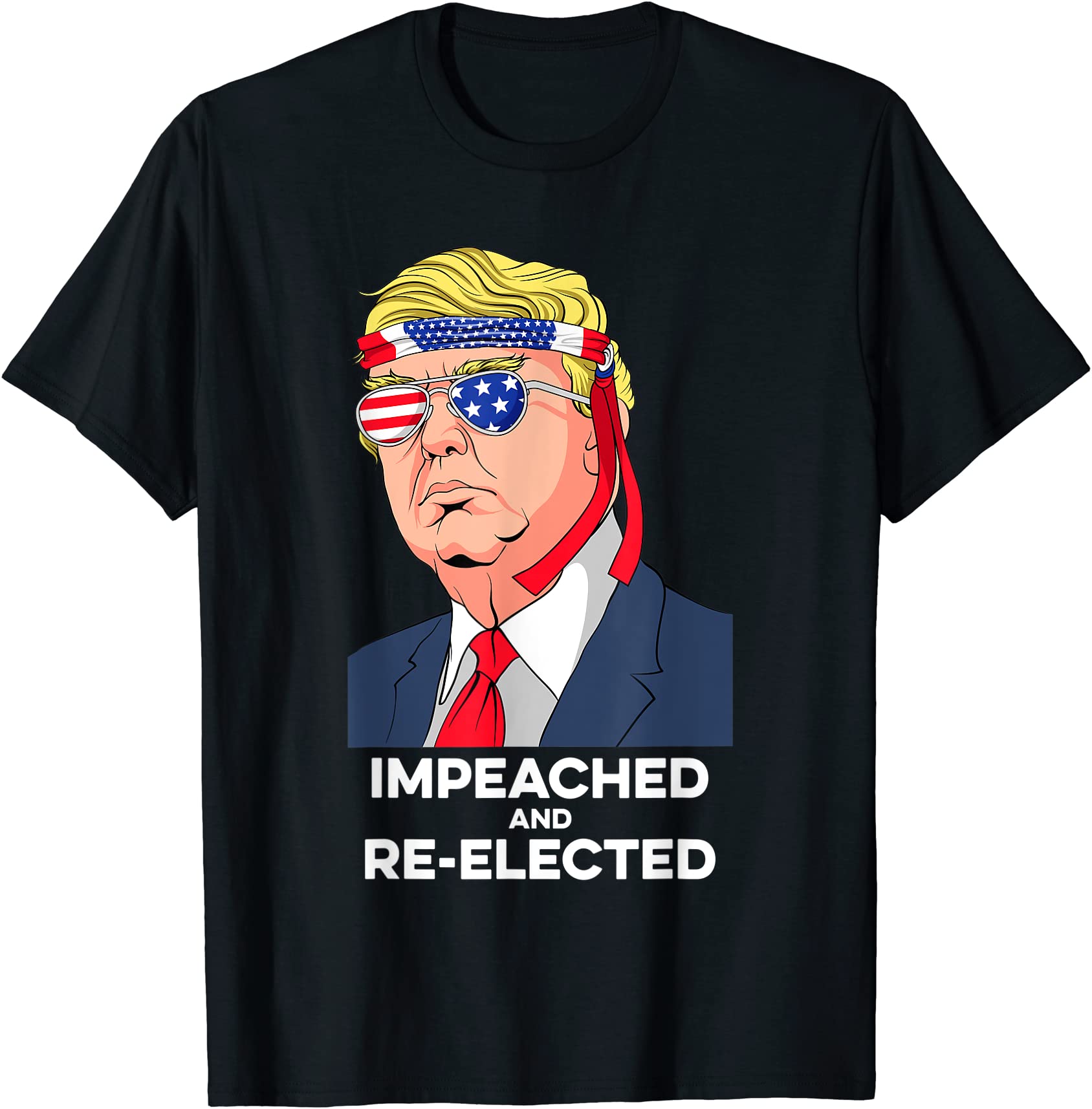 funny-president-donald-trump-impeached-and-re-elected-t-shirt-men-buy