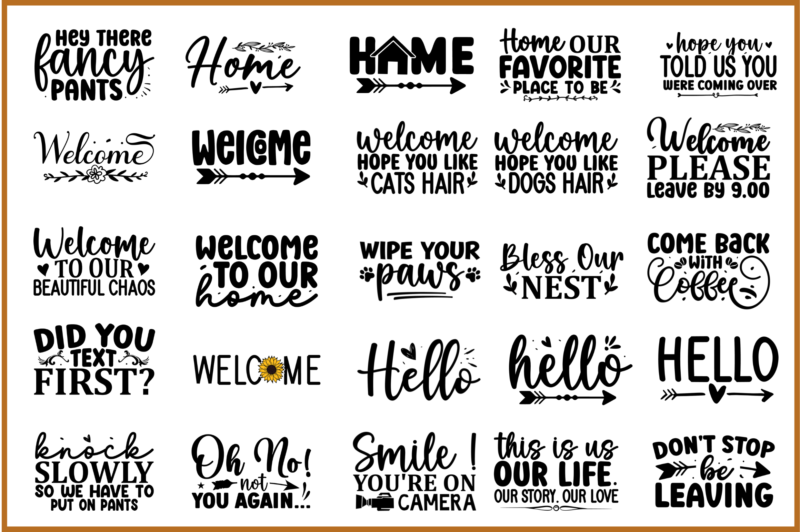 Doormat Svg Bundle