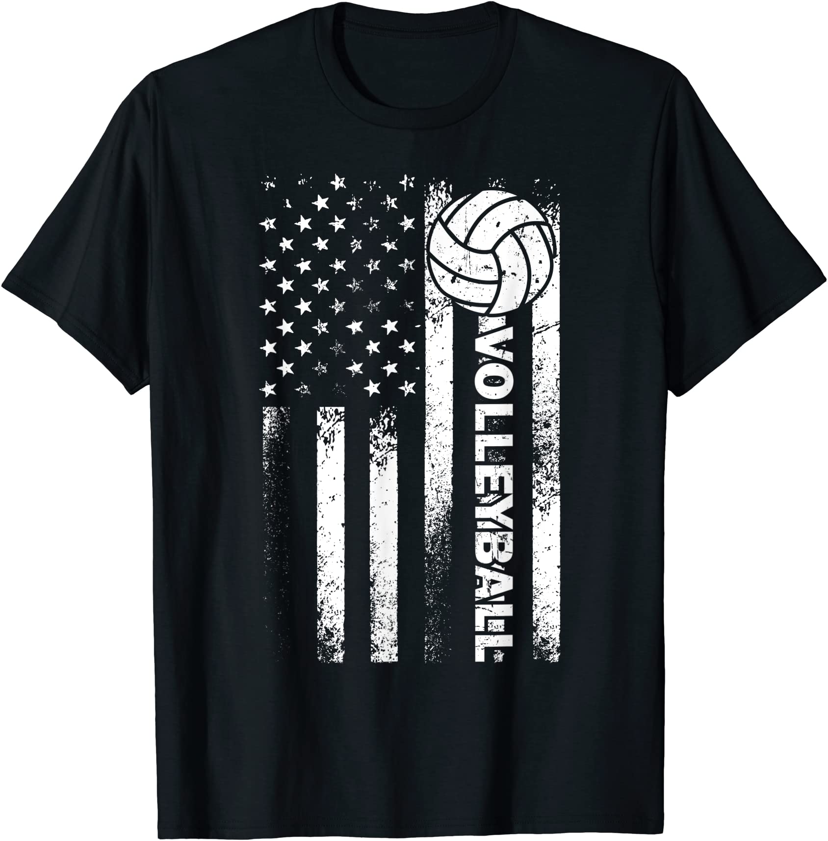 funny volleyball design for men women usa patriotic athlete t shirt men ...