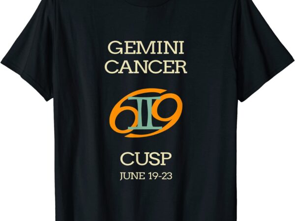 Gemini cancer cusp zodiac horoscope t shirt men