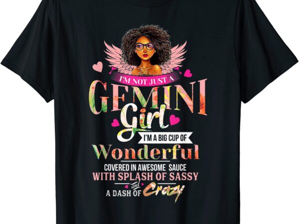 Gemini girl birthday shirt may june black women gifts t shirt men