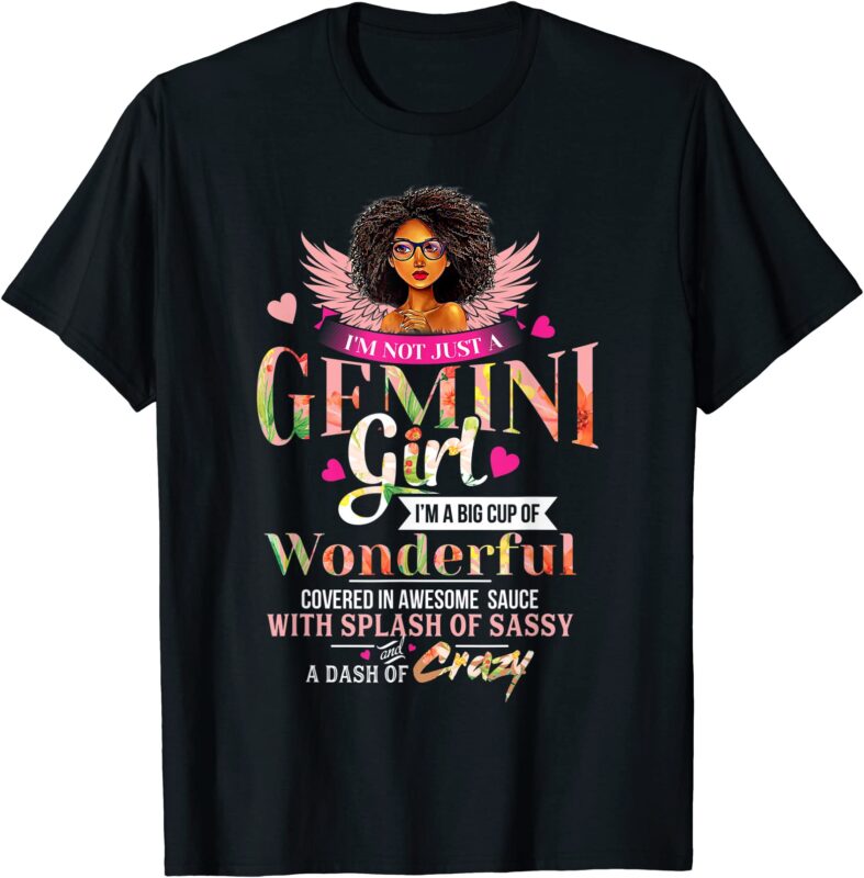 gemini girl knows more than she says for black women t shirt men