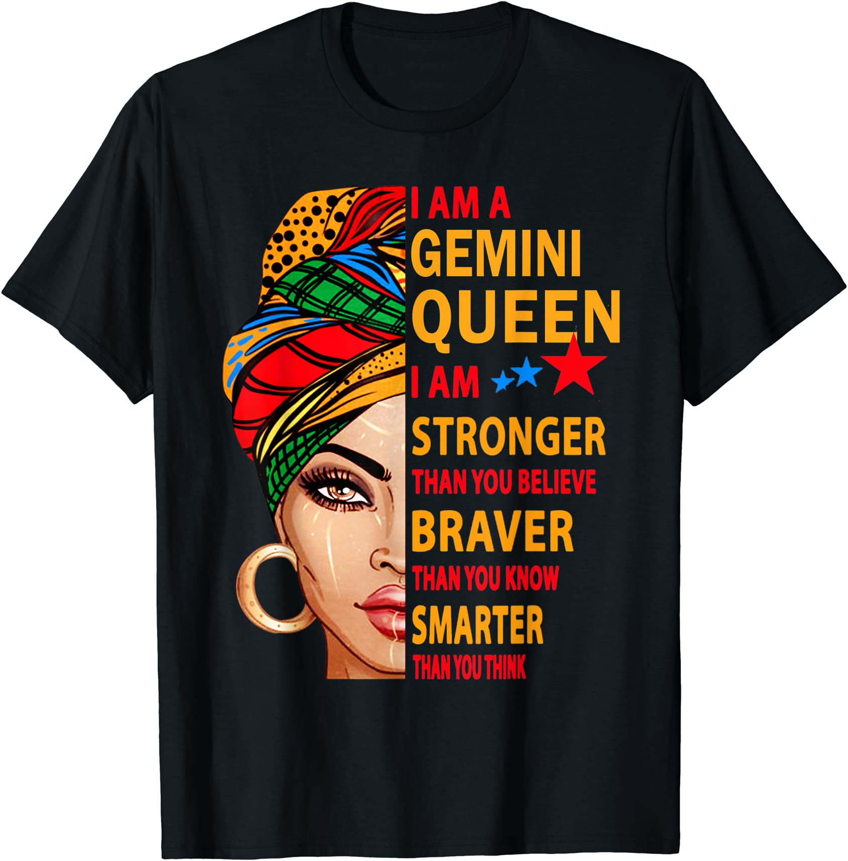 gemini queen i am stronger birthday gift for gemini zodiac t shirt men ...