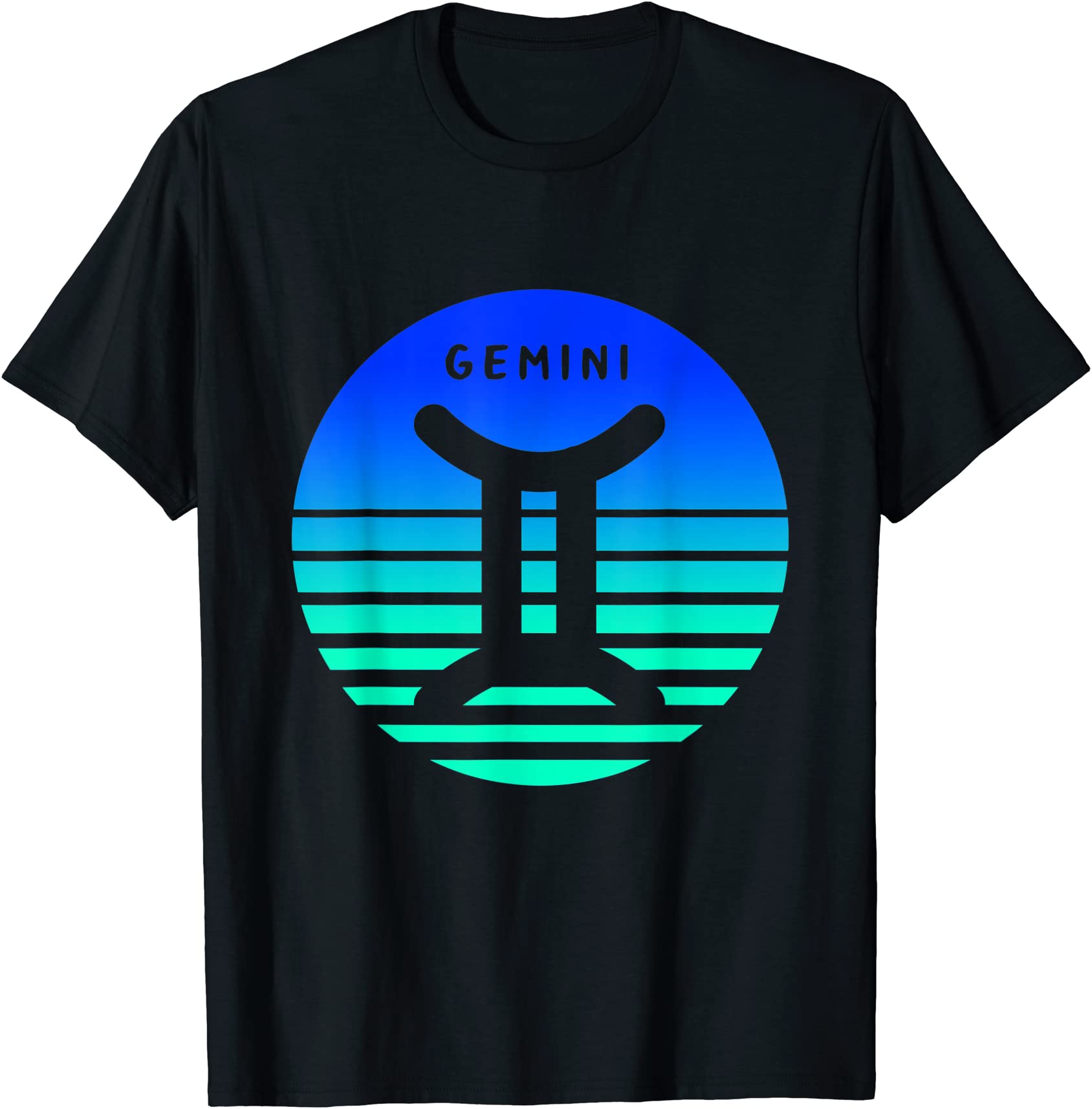 gemini zodiac blue vintage cool retro gemini birthday t shirt men - Buy ...