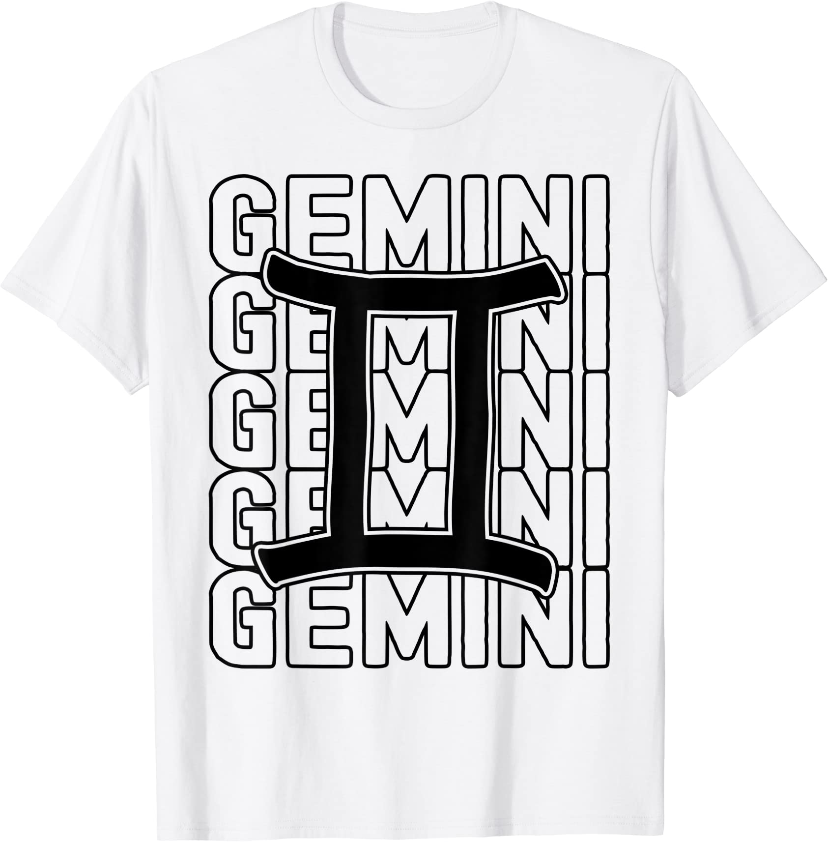 gemini zodiac sign typography astrology t shirt men - Buy t-shirt designs