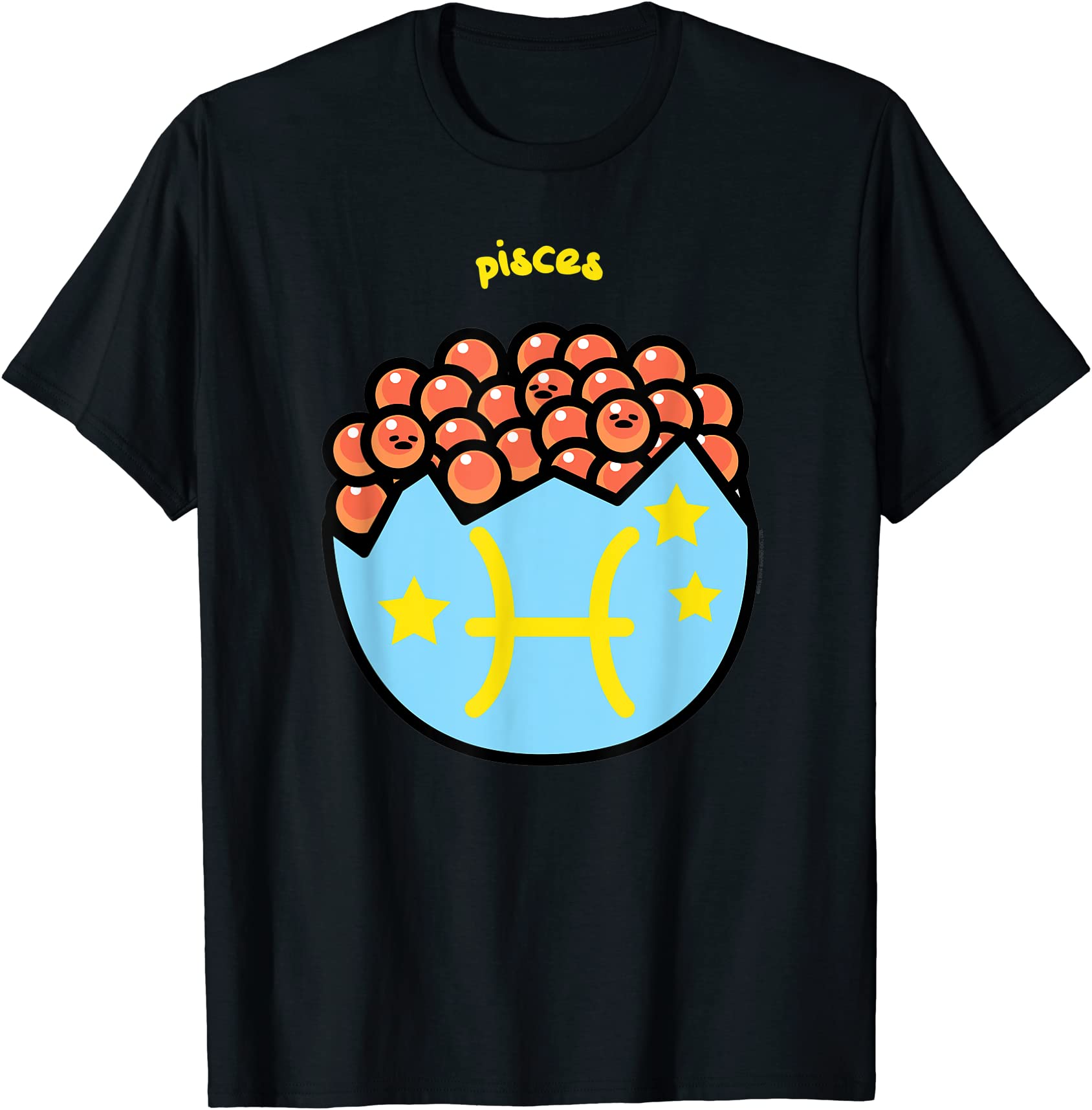 gudetama zodiac pisces tee shirt men - Buy t-shirt designs