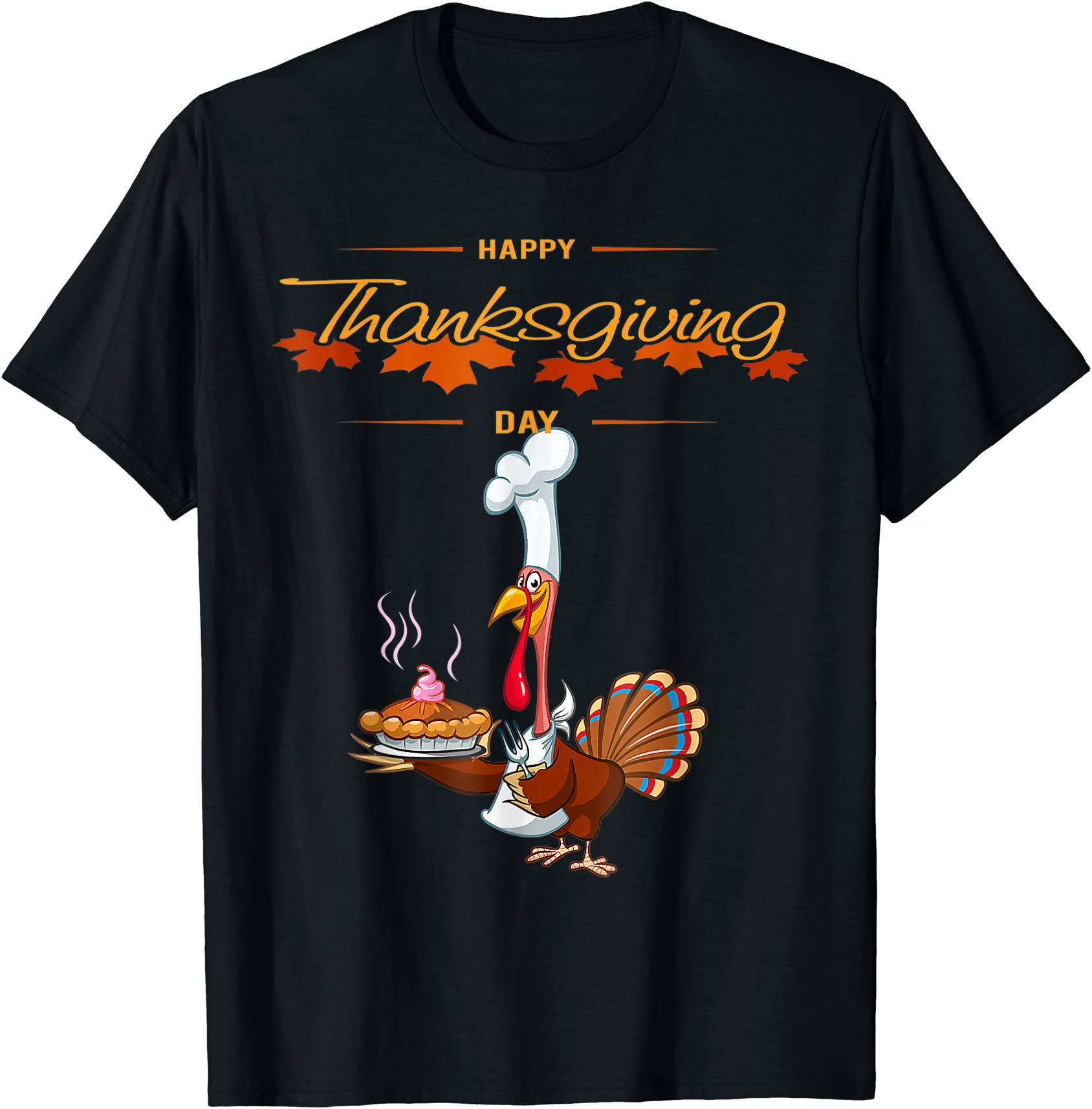 happy turkey day long sleeve t shirt funny thanksgiving t shirt men ...