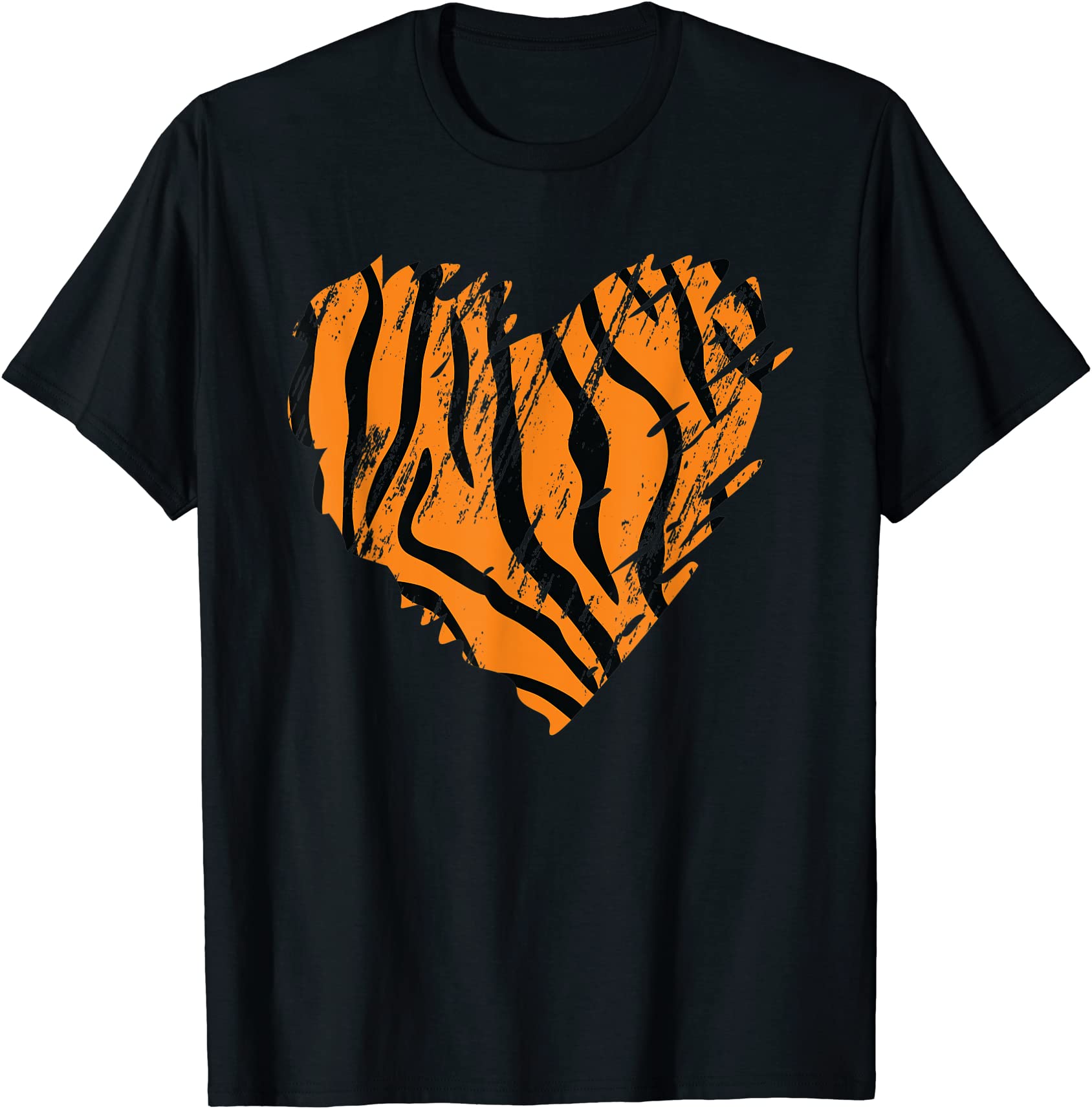 Heart Tiger Print T Shirt Men Buy T Shirt Designs 6389