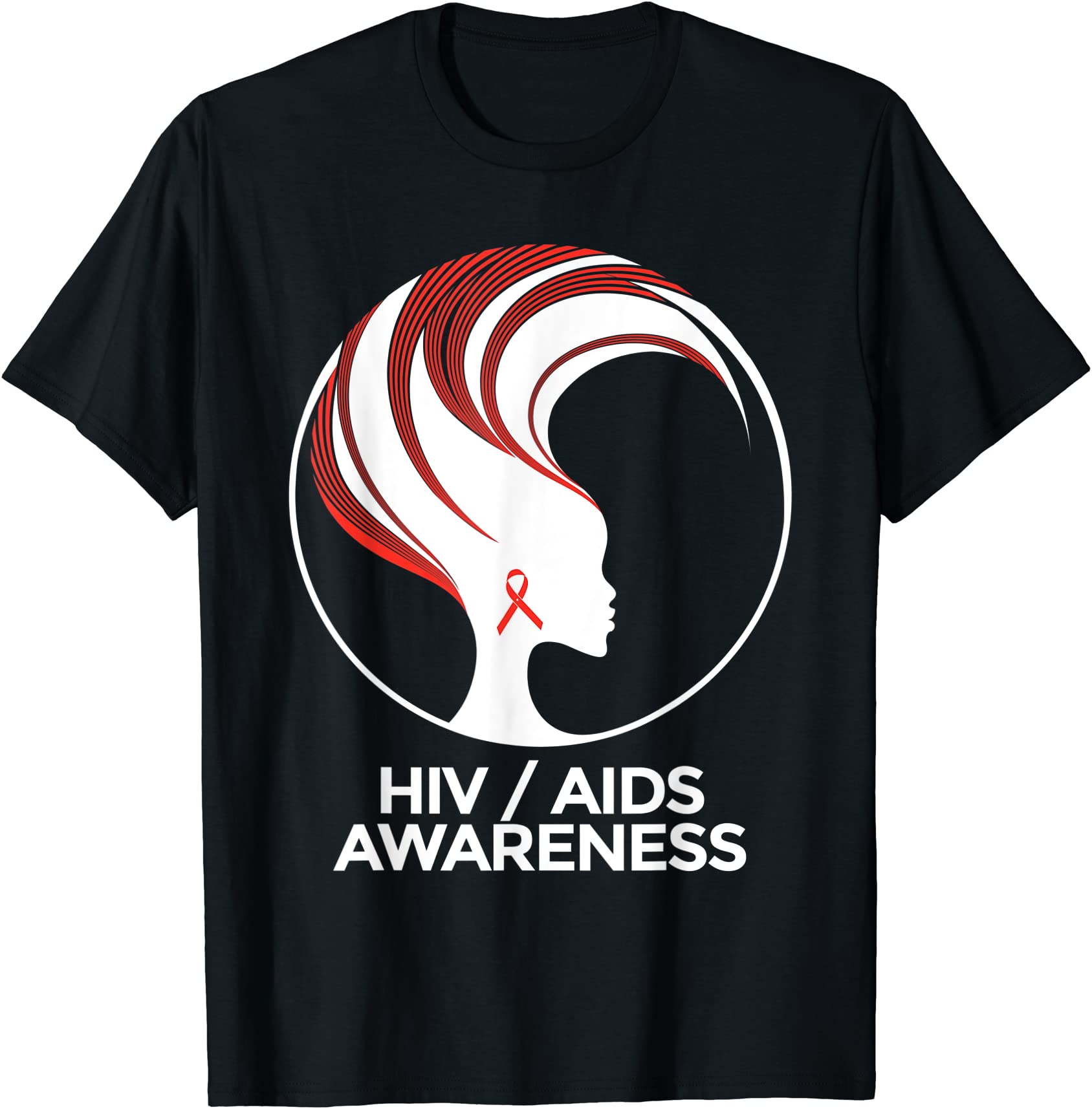 hiv awareness month shirt for women girls aids t shirt men - Buy t ...