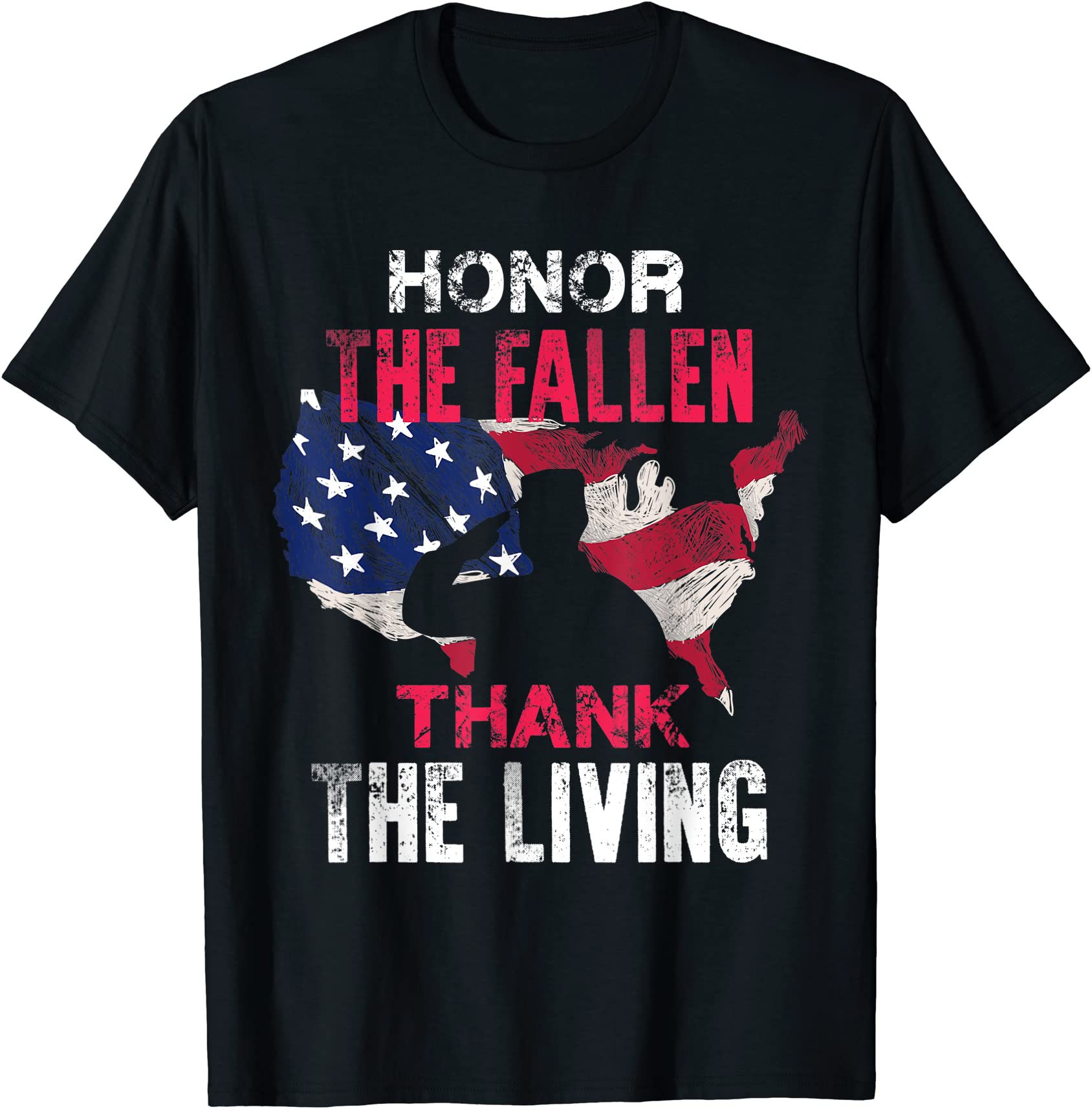 honor the fallen veteran themed military support t shirt t shirt men ...