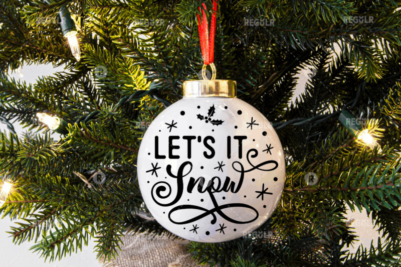 Christmas Ornaments SVG Bundle