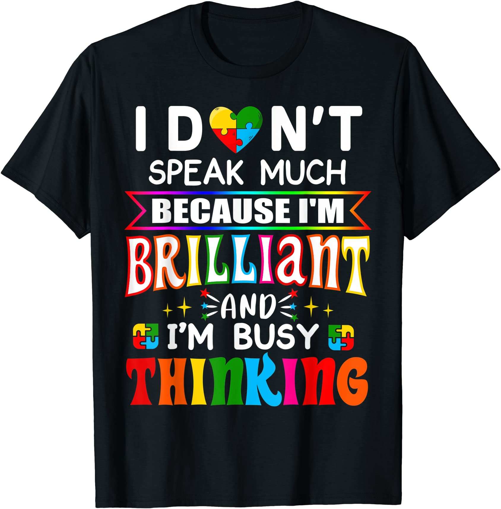 i dont speak much brilliant autism autistic boys girls gift t shirt men ...