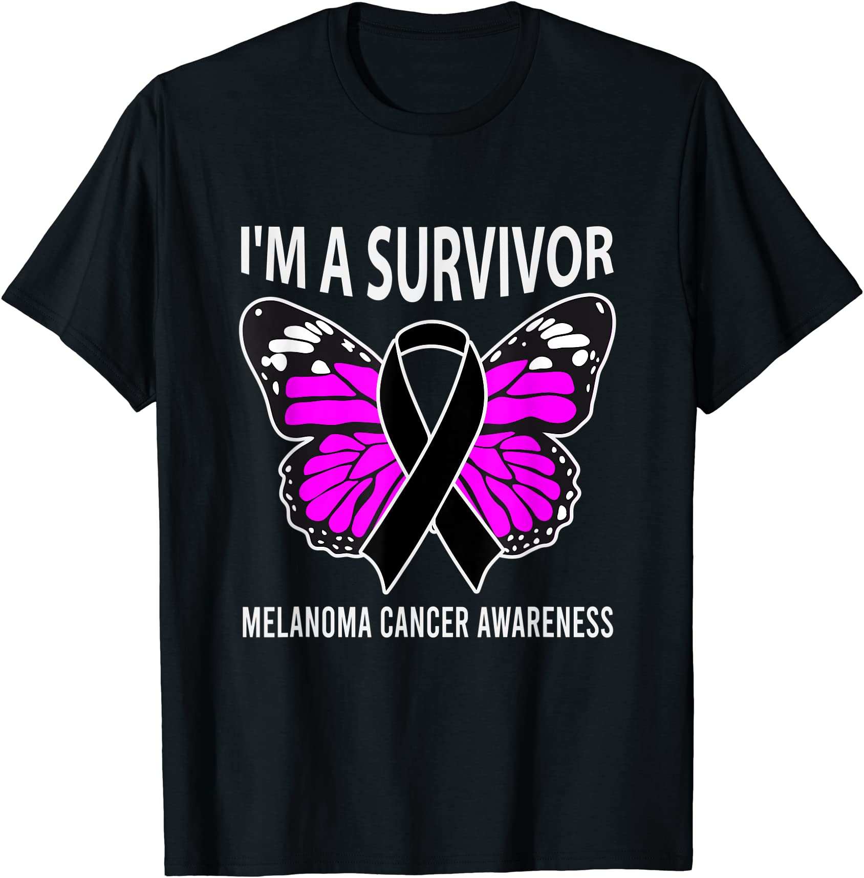 im a survivor melanoma skin cancer awareness t shirt men - Buy t-shirt ...