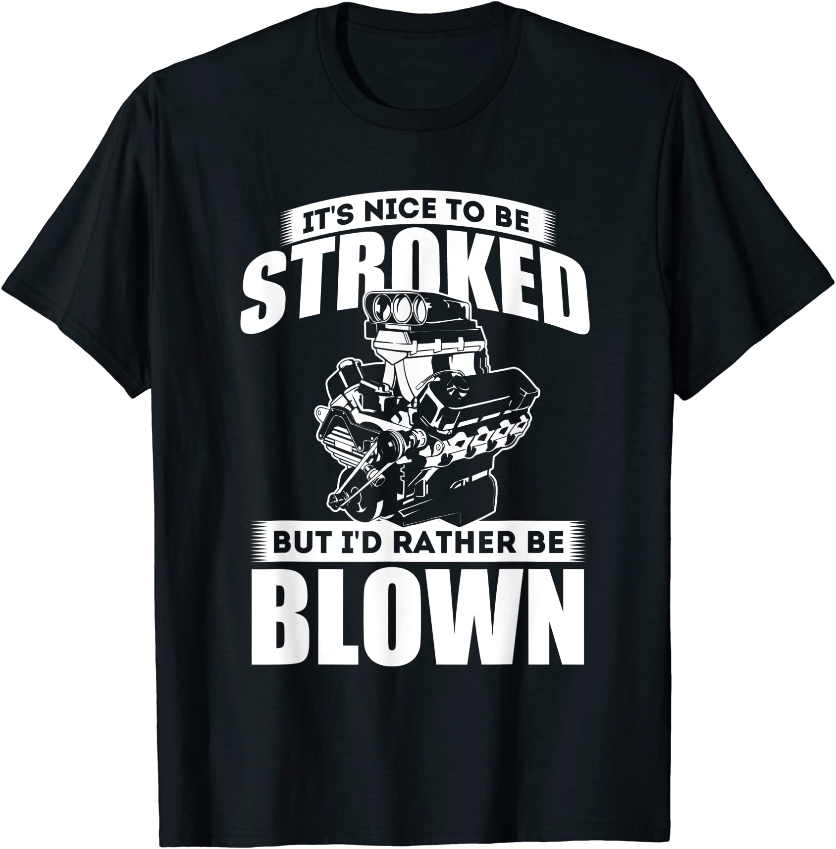 it39s nice to be stroked funny race car enthusiast racing t shirt men ...