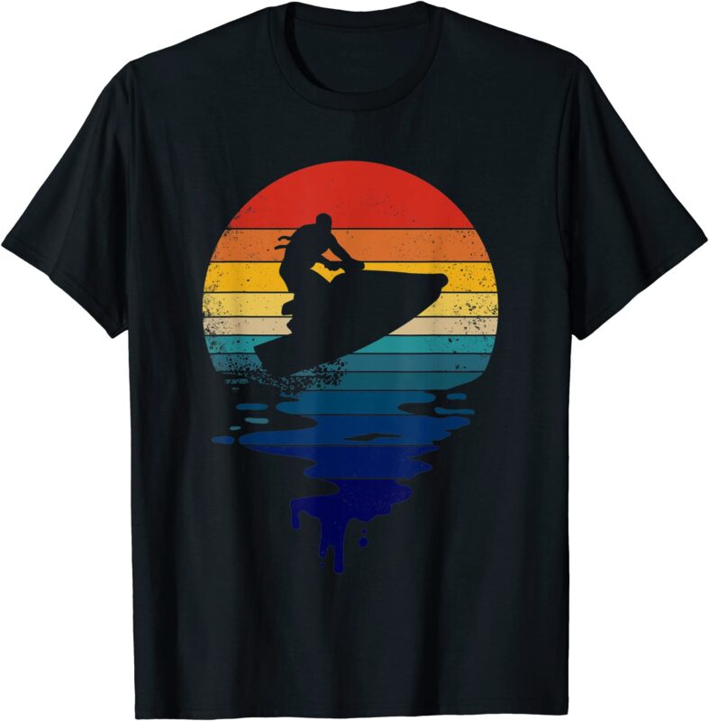 jet ski vintage jetski rider t shirt men - Buy t-shirt designs