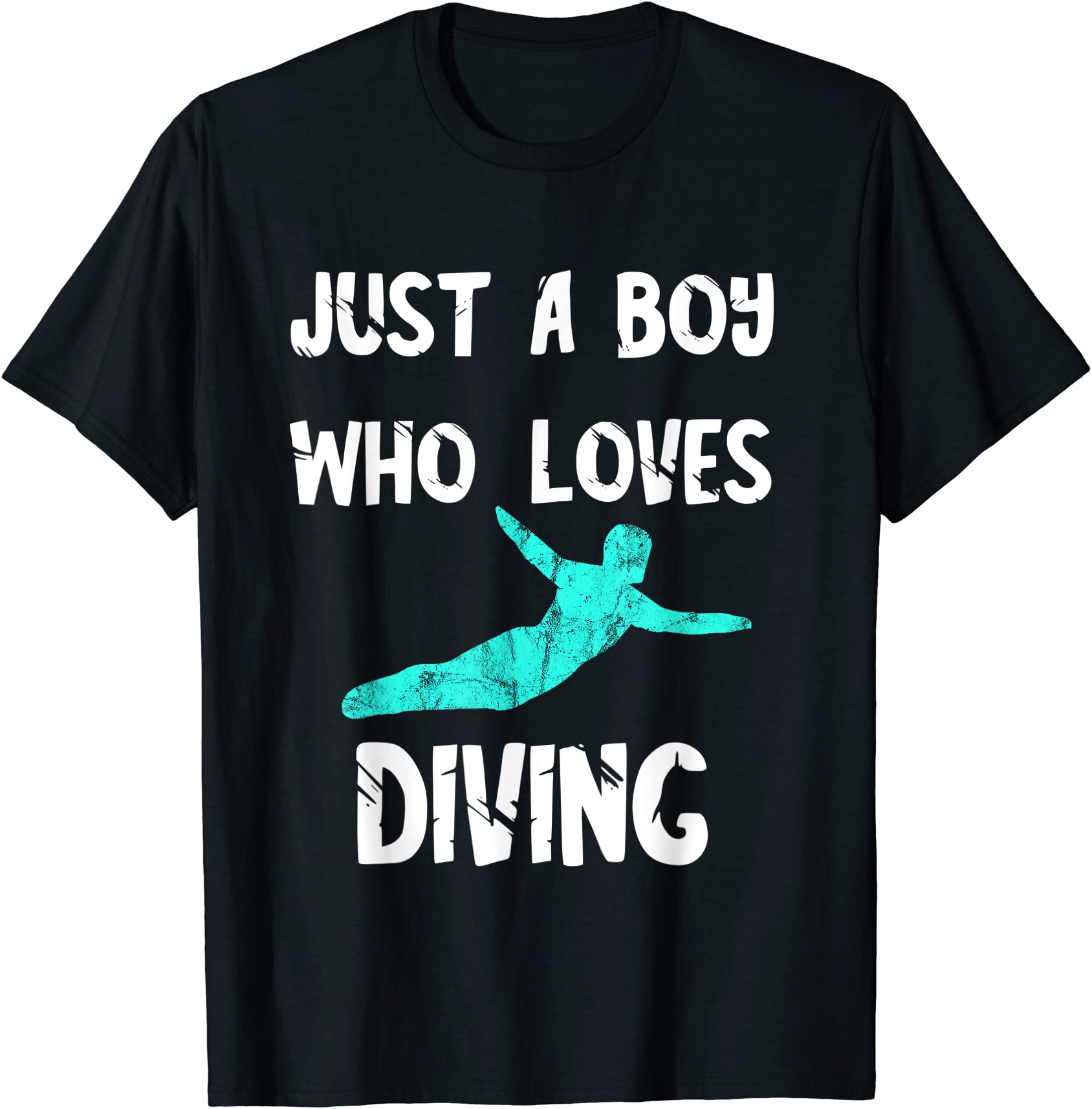 just a boy who loves diving board platform springboard diver t shirt ...
