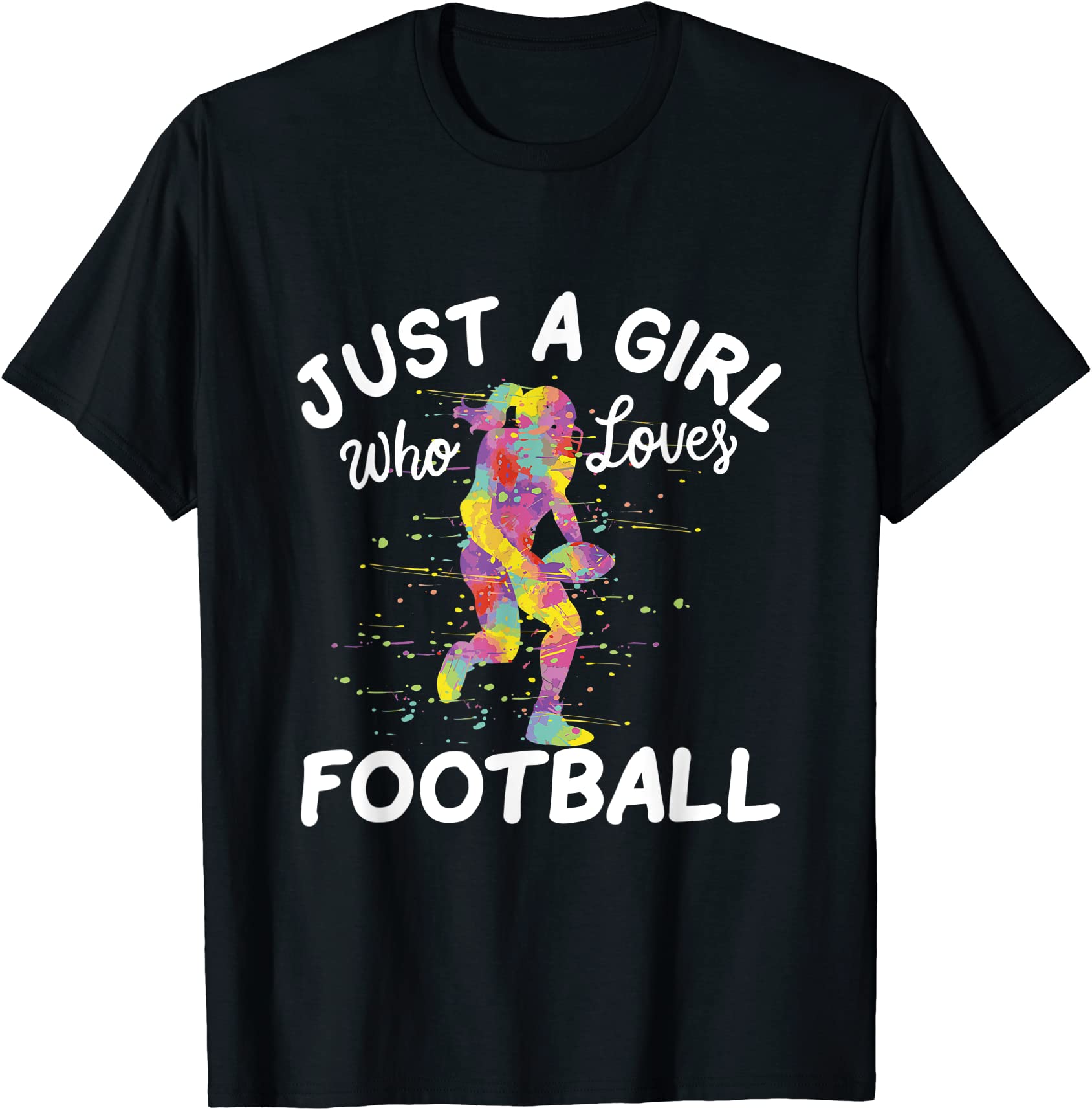 just a girl who loves football t shirt men - Buy t-shirt designs