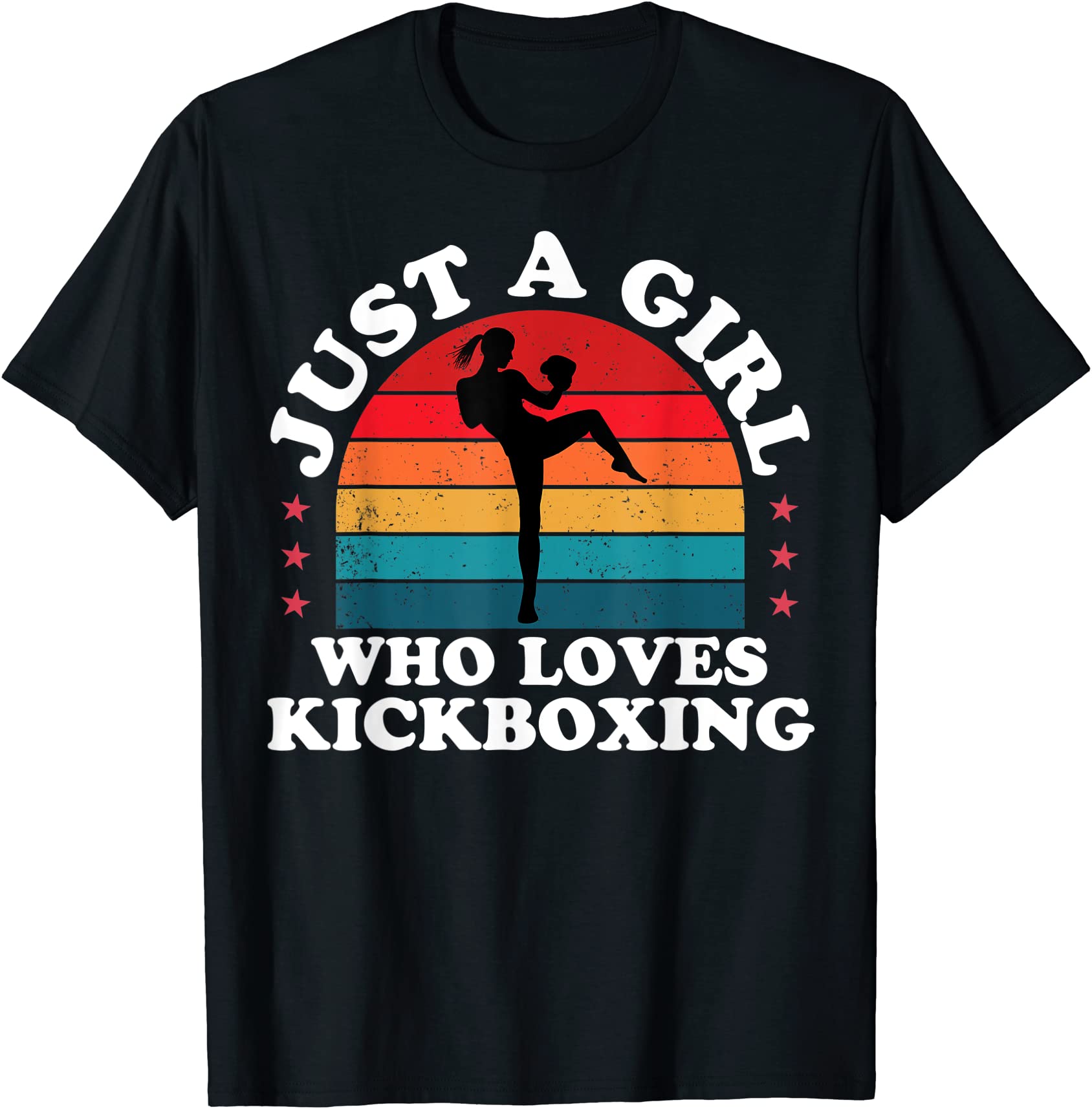 just a girl who loves kickboxing kickboxer girls women t shirt men ...