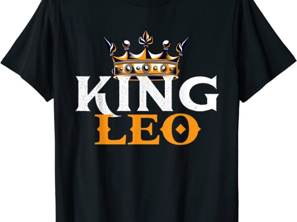 King leo birthday zodiac sign astrology horoscope t shirt men