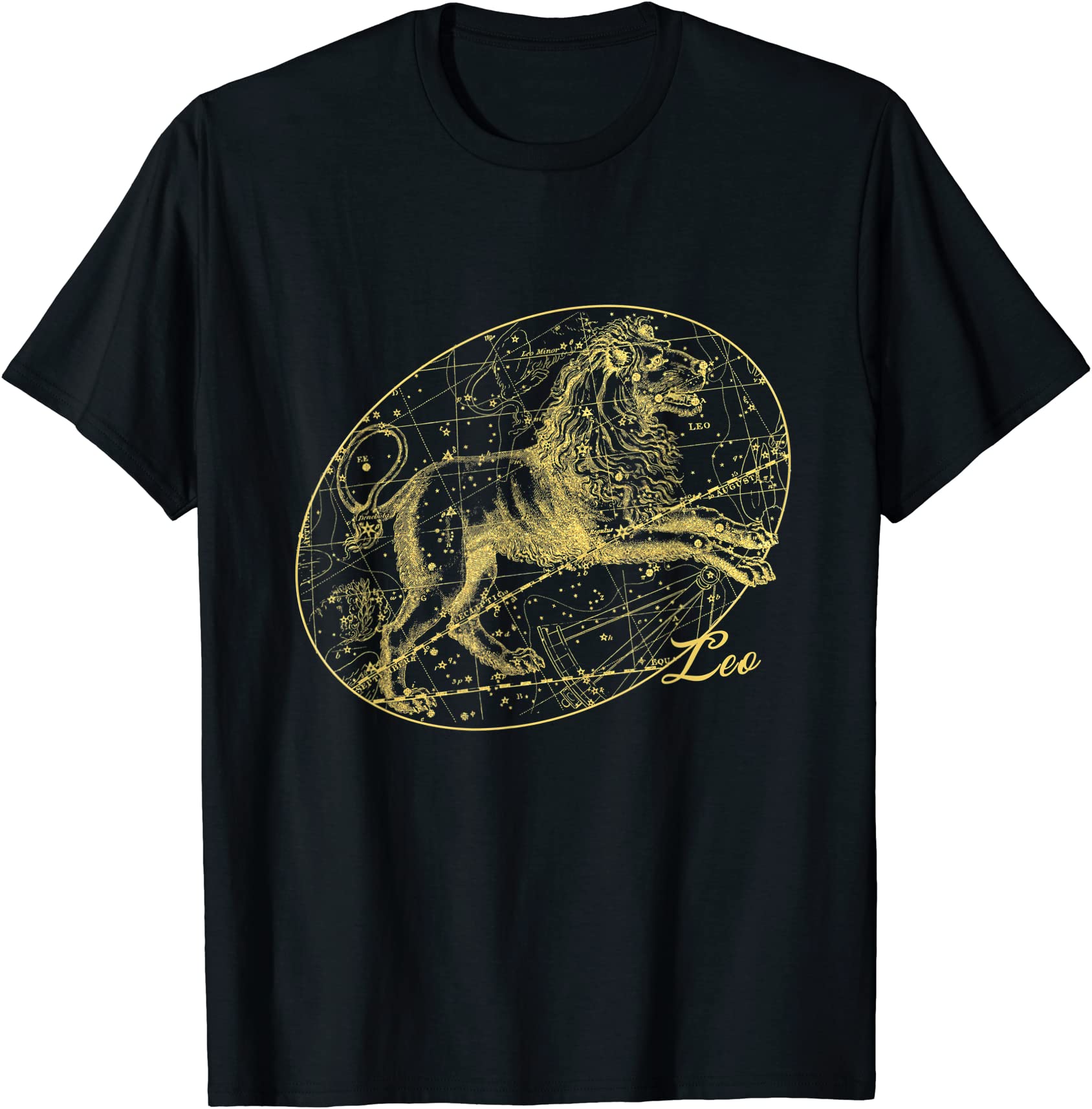 leo constellation astronomy astrology zodiac lion t shirt men - Buy t ...