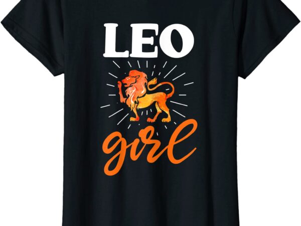 Leo girl shirt astrology horoscope leo zodiac sign t shirt women