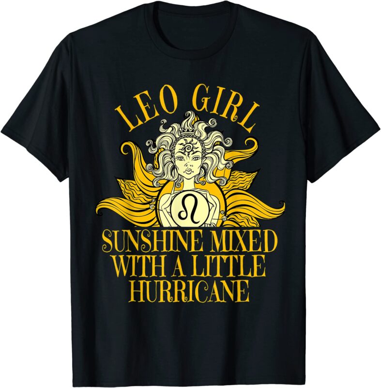 leo girl zodiac sign born in july august funny birthday t shirt men