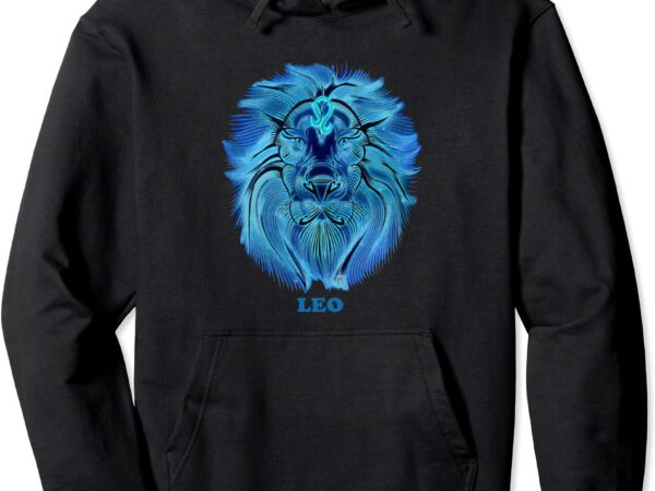 Leopersonality astrology zodiac sign horoscope design pullover hoodie unisex