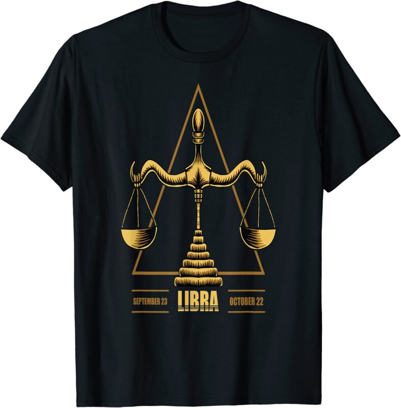 libra zodiac sign t shirt men - Buy t-shirt designs