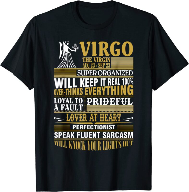 20 Virgo PNG T-shirt Designs Bundle For Commercial Use Part 2 - Buy t ...