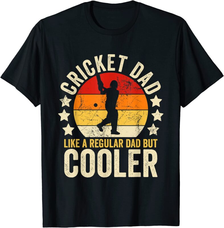 mens cricket dad like a regular dad but cooler father39s day t shirt ...