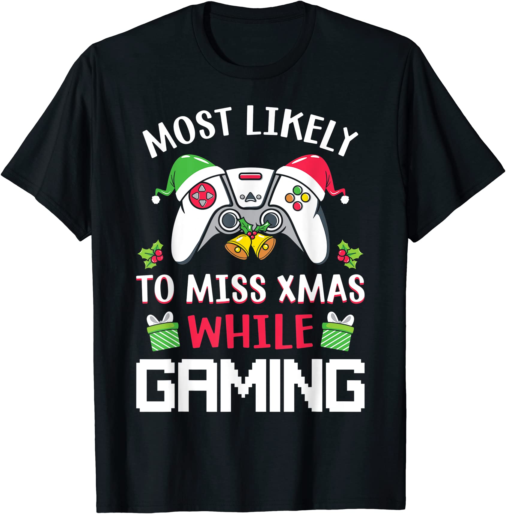 gaming christmas shirt