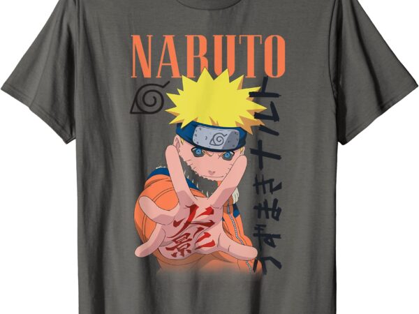 naruto classic naruto uzumaki amp kanji t shirt men - Buy t-shirt designs