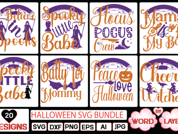 Halloween svg bundle svg cut file graphic t shirt