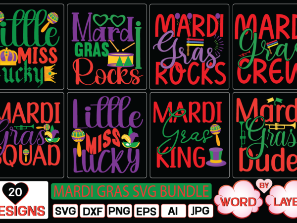 Mardi gras svg bundle svg cut file t shirt designs for sale