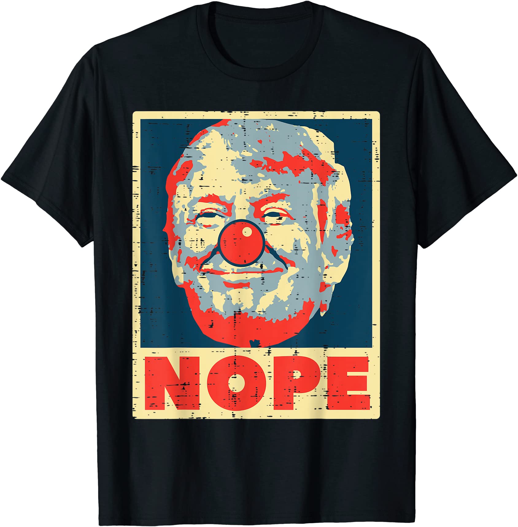 Nope Anti Trump Clown Vintage Retro Impeach No Donald T Shirt Men Buy T Shirt Designs 3685