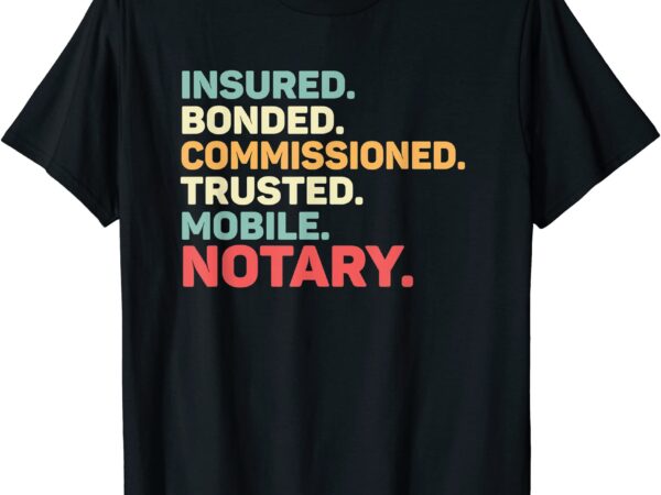 Notary person public attorney at law notary signer lawyer t shirt men