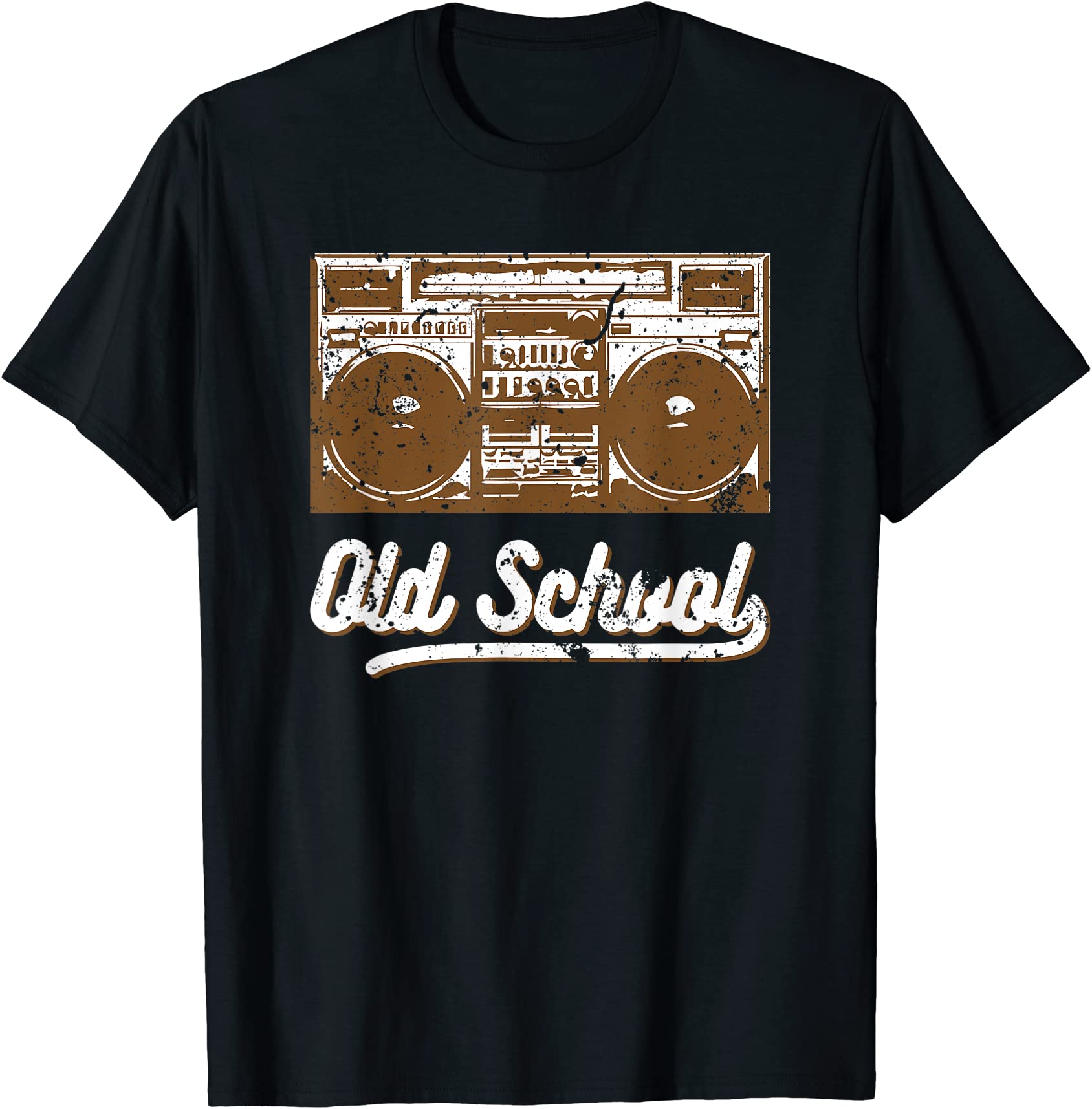 old school boom box t shirt ghetto blaster rap music tee t shirt men ...