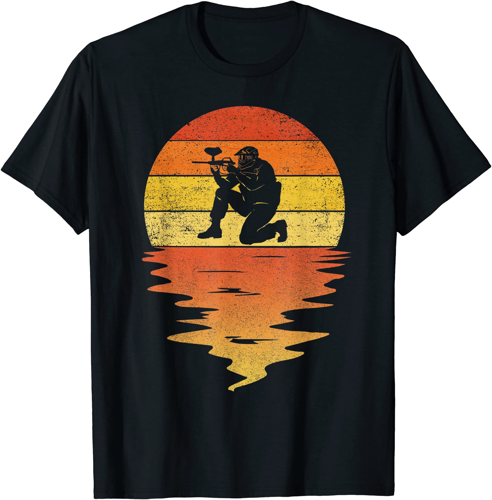 Paintball Shirt Retro Sunset 70s Vintage Paintball T Shirt Men Buy T   Paintball Shirt Retro Sunset 70s Vintage Paintball T Shirt Men 