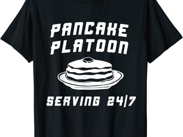 Pancake platoon football lineman t shirt men