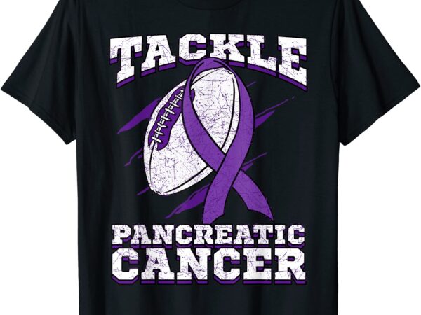 Pancreatic cancer shirt chemotherapy fighter football gift t shirt men