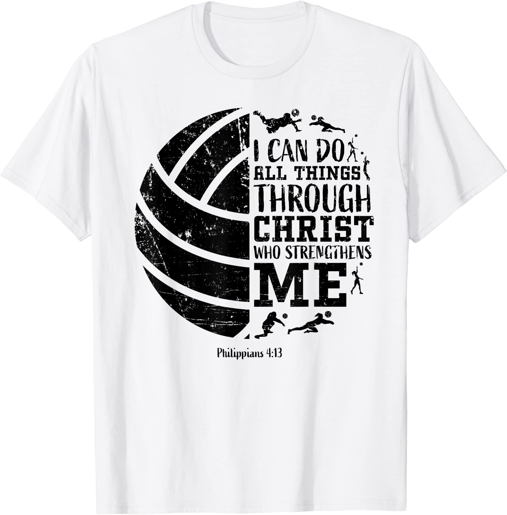 philippians 413 volleyball gifts teen girls teens women men t shirt men ...