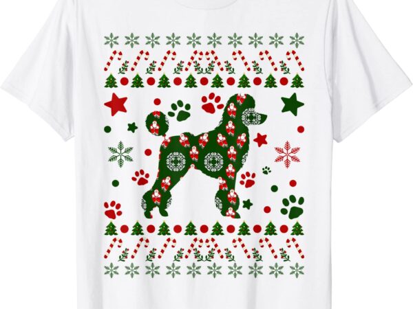 poodle christmas shirt