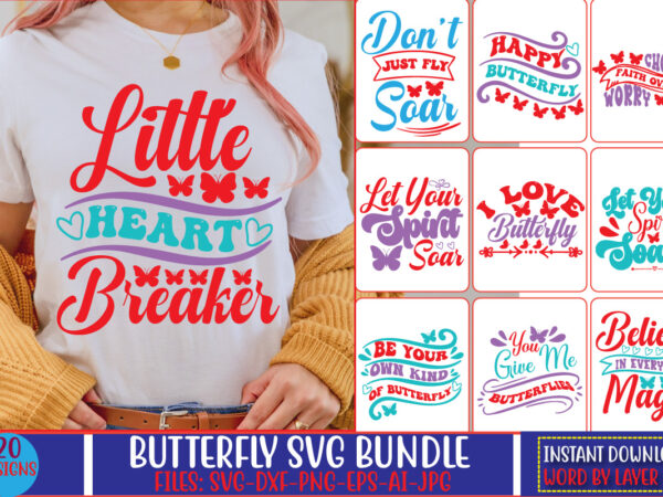 Butterfly svg bundle t shirt template