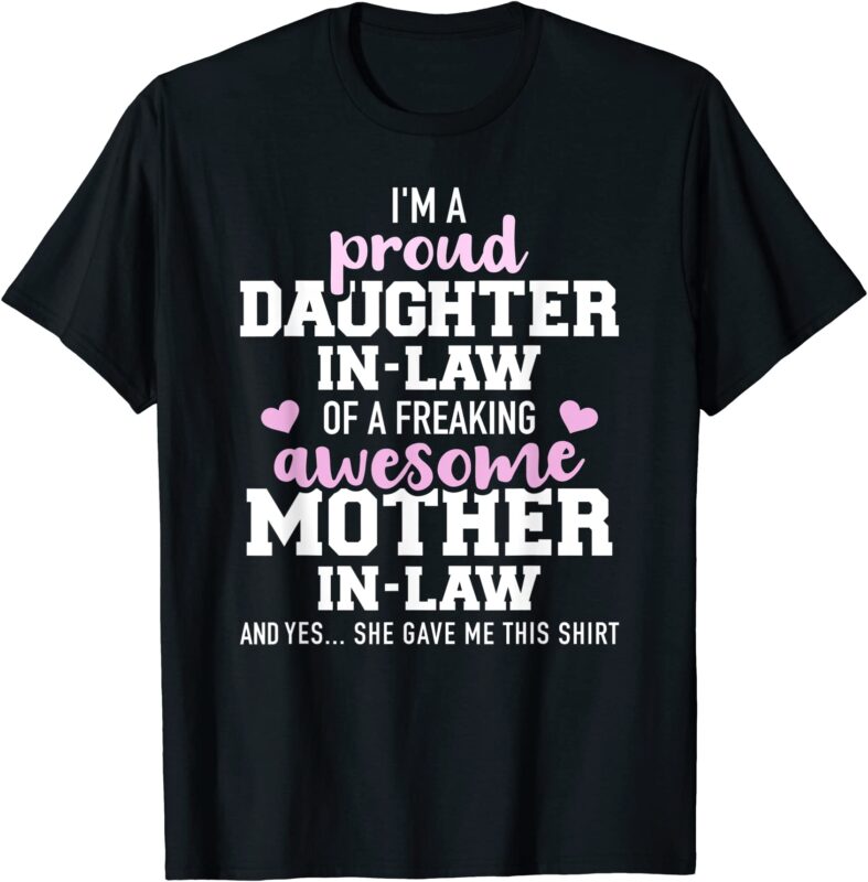 25 Daughter In Law PNG T-shirt Designs Bundle For Commercial Use Part 3 ...