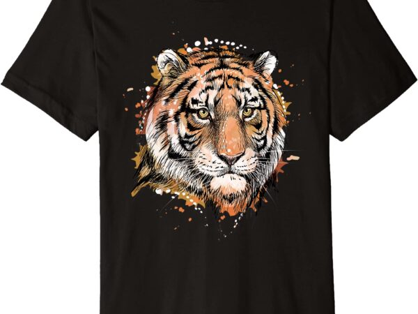 shirt with tiger face