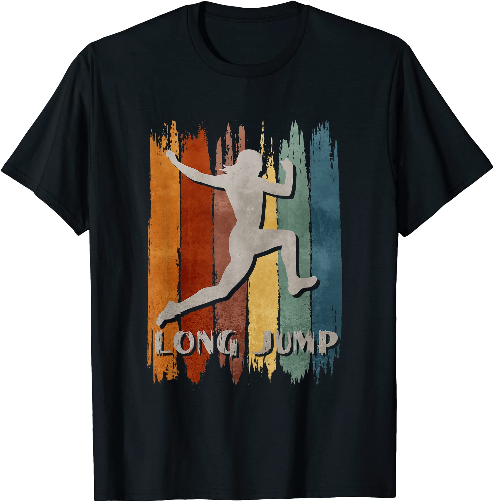 retro long jump athletic t shirt men - Buy t-shirt designs