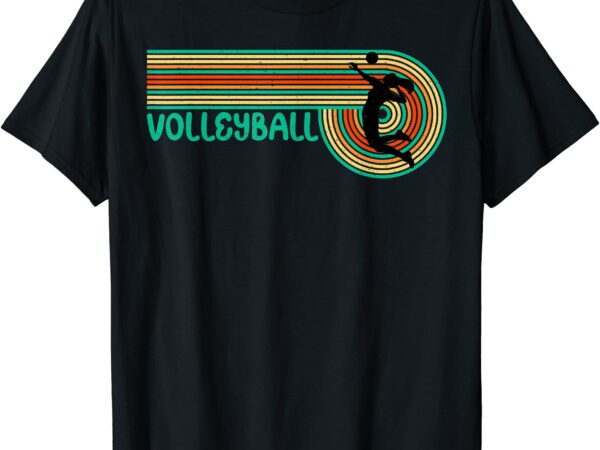 Retro style volleyball tee volleyball lover player t shirt men