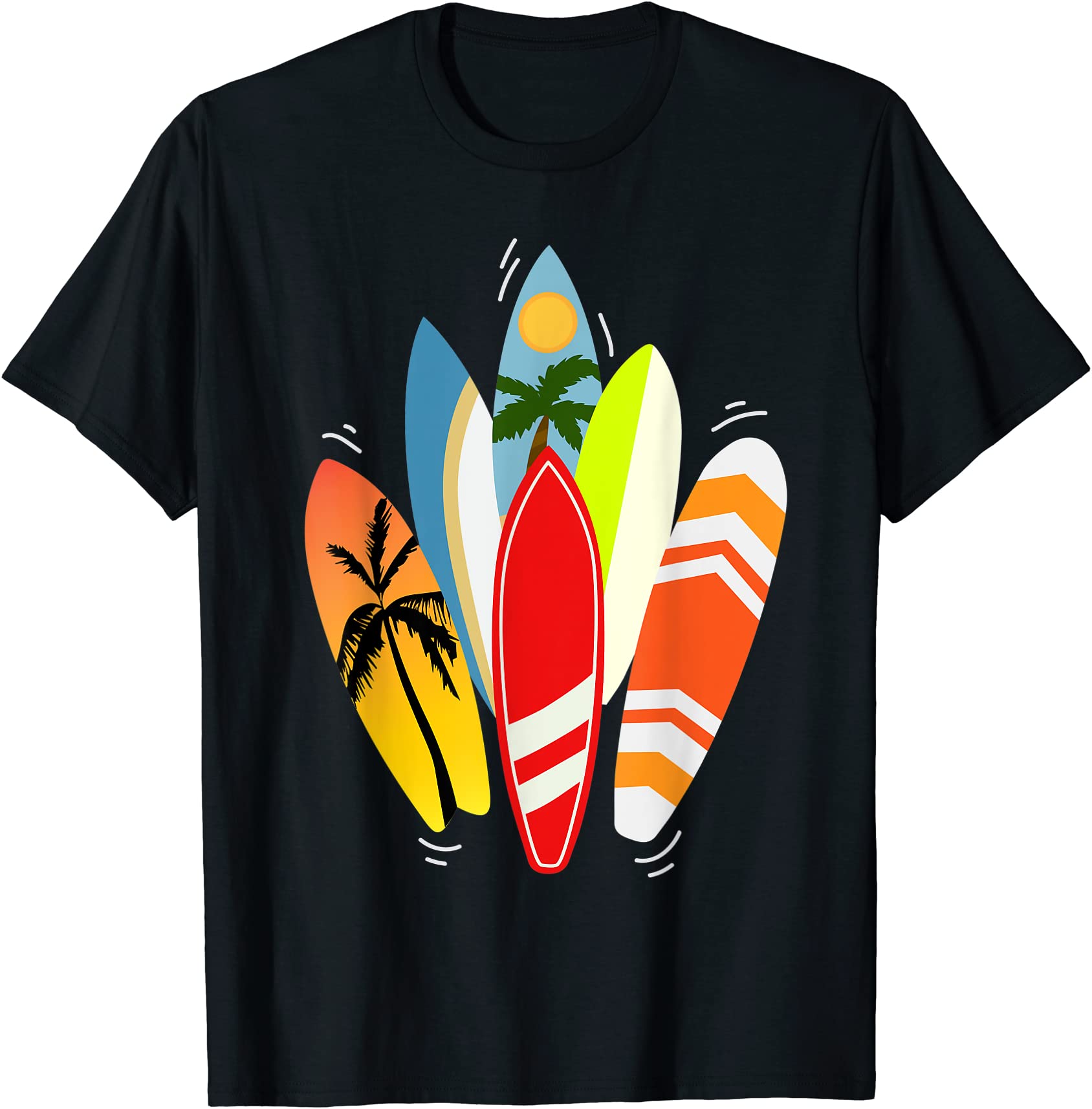 retro vintage surfboards surfer t shirt men - Buy t-shirt designs